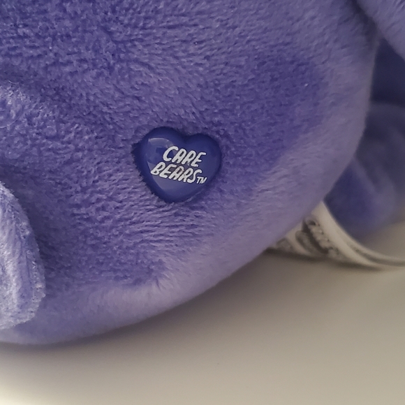Care Bears Basic Fun Plush Toy 10" Purple Blue Smiling Flower Sunflower 2020 - Picture 3 of 4